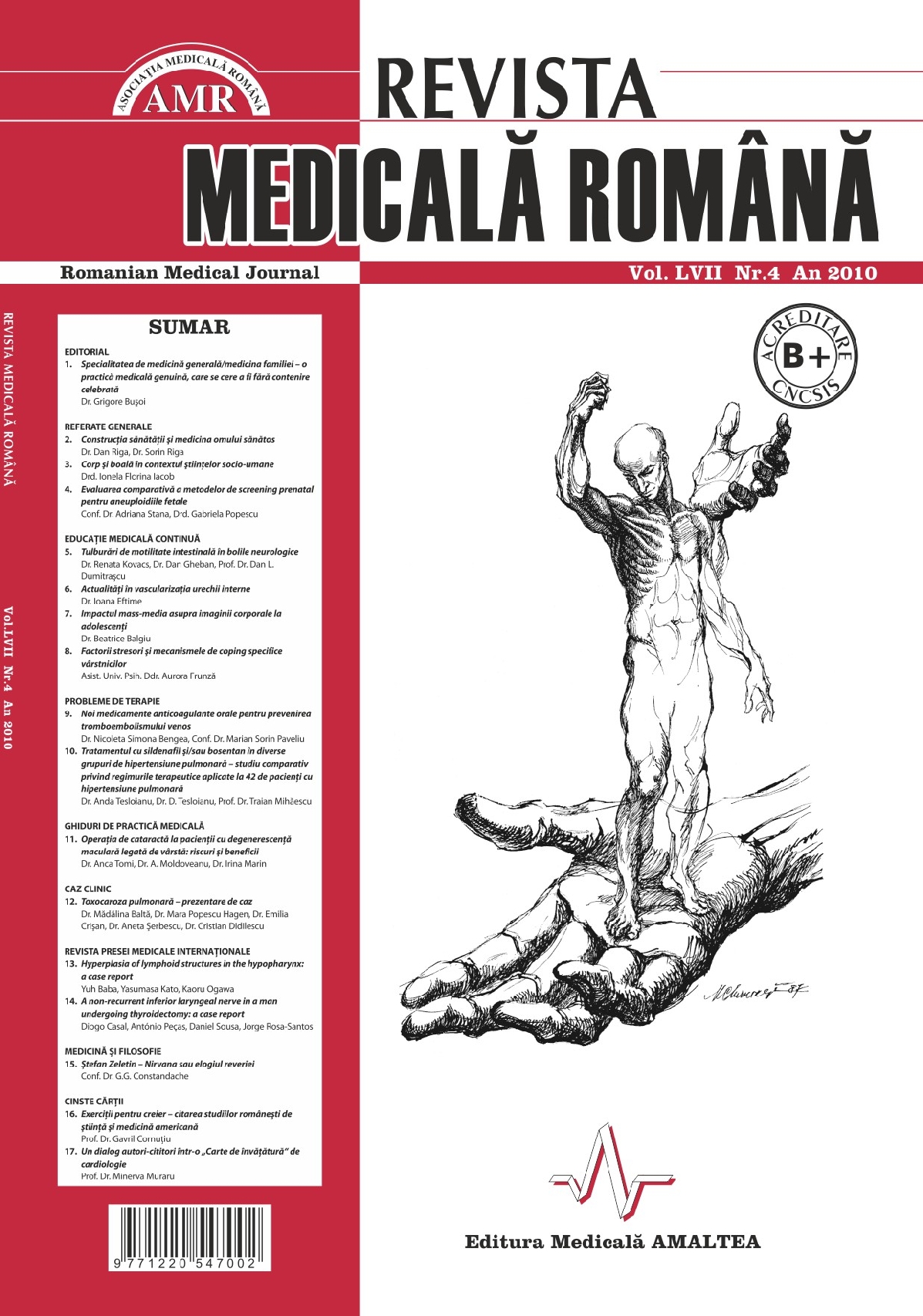 REVISTA MEDICALA ROMANA - Romanian Medical Journal, Vol. LVII, No. 4, Year 2010
