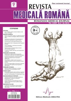 REVISTA MEDICALA ROMANA - Romanian Medical Journal, Vol. LXIII, Nr. 2, An 2016