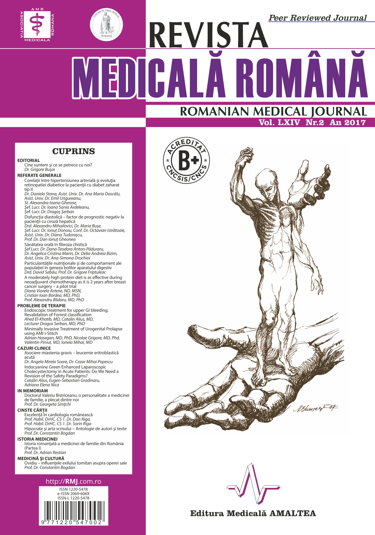 REVISTA MEDICALA ROMANA - Romanian Medical Journal, Vol. LXIV, No. 2, Year 2017