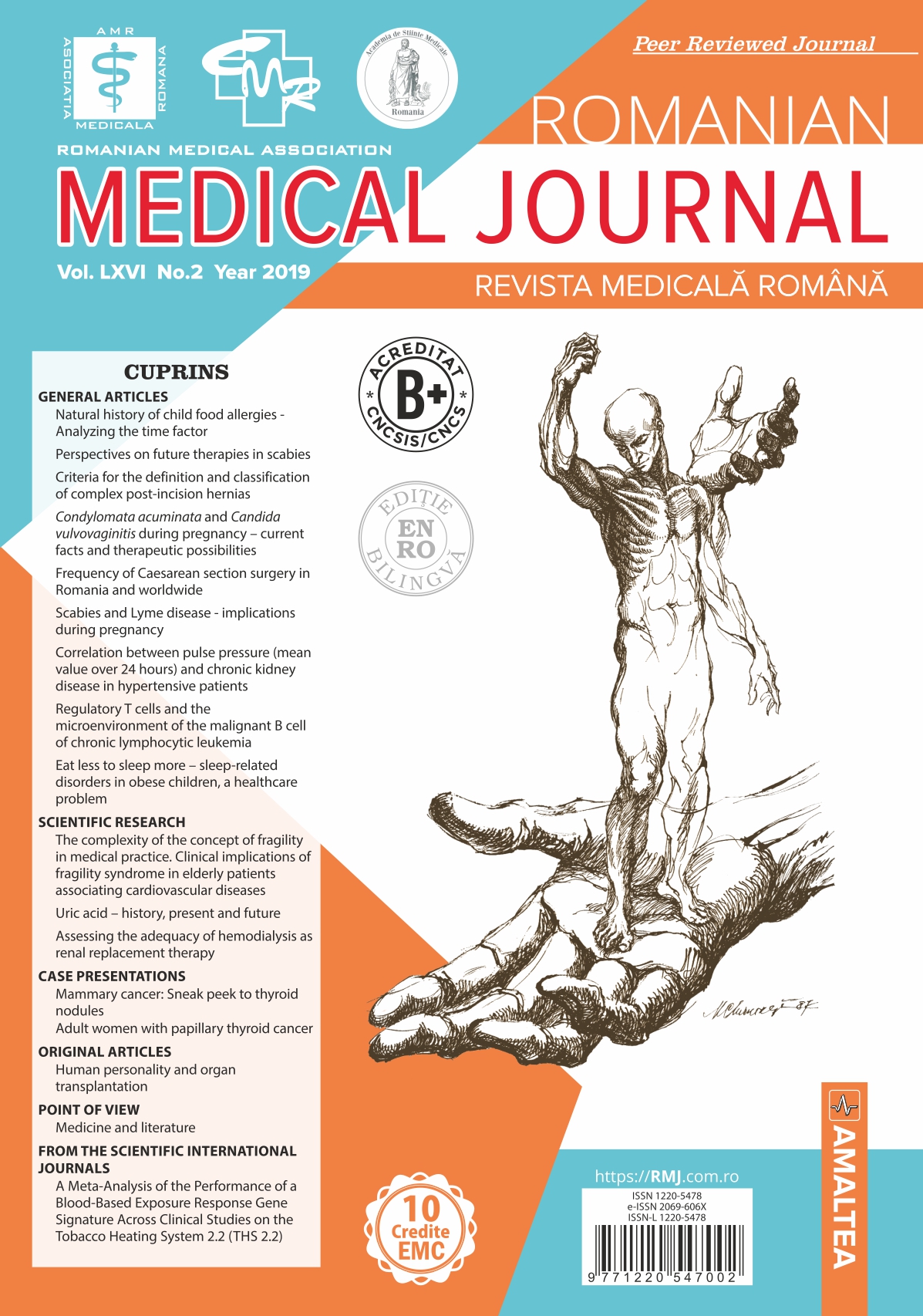 REVISTA MEDICALA ROMANA - Romanian Medical Journal, Vol. LXVI, No. 2, Year 2019
