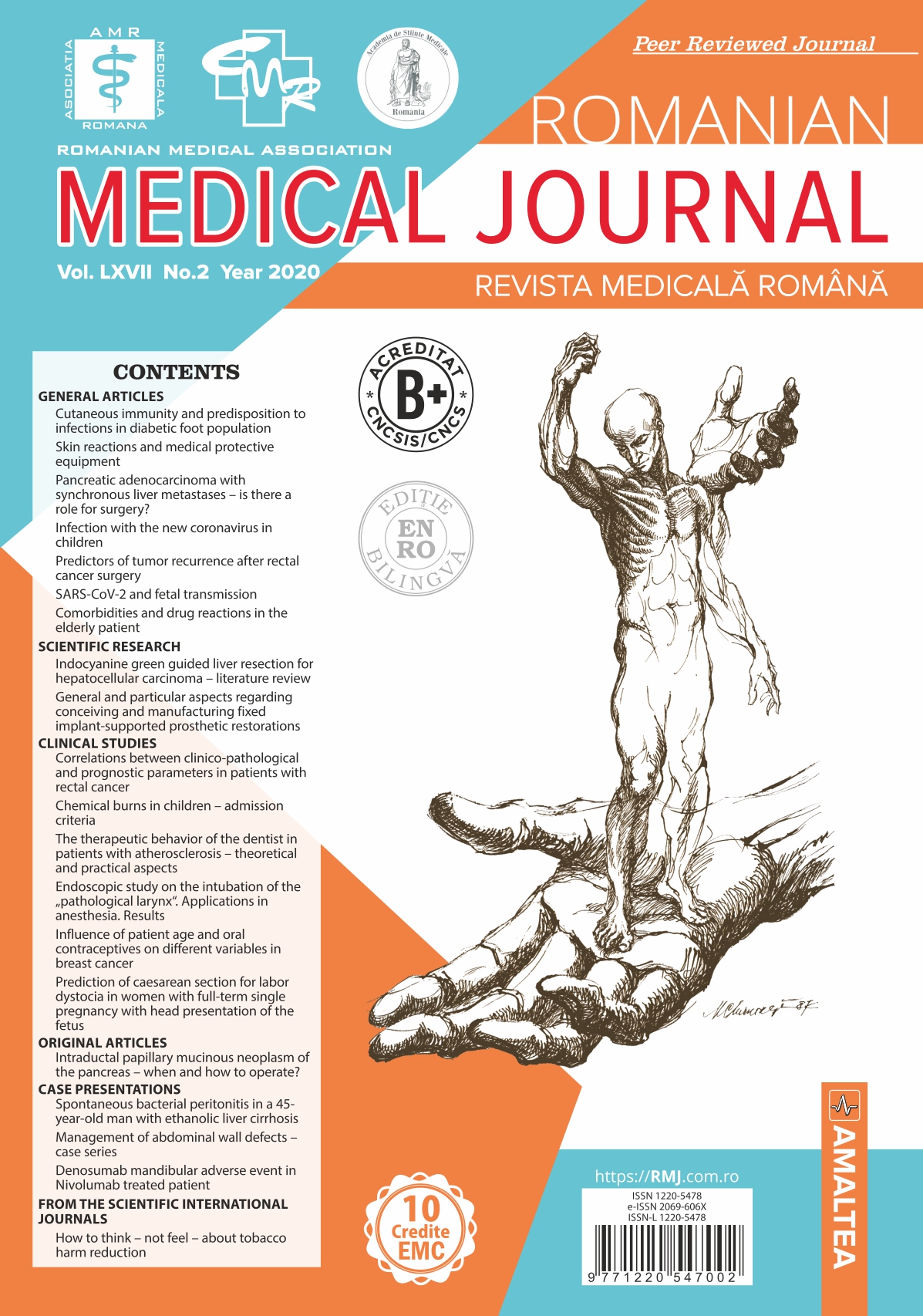 Romanian Medical Journal - REVISTA MEDICALA ROMANA, Vol. LXVII, No. 2, Year 2020