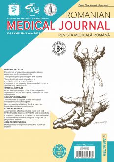 Romanian Medical Journal | Vol. LXVIII, No. 3, Year 2021