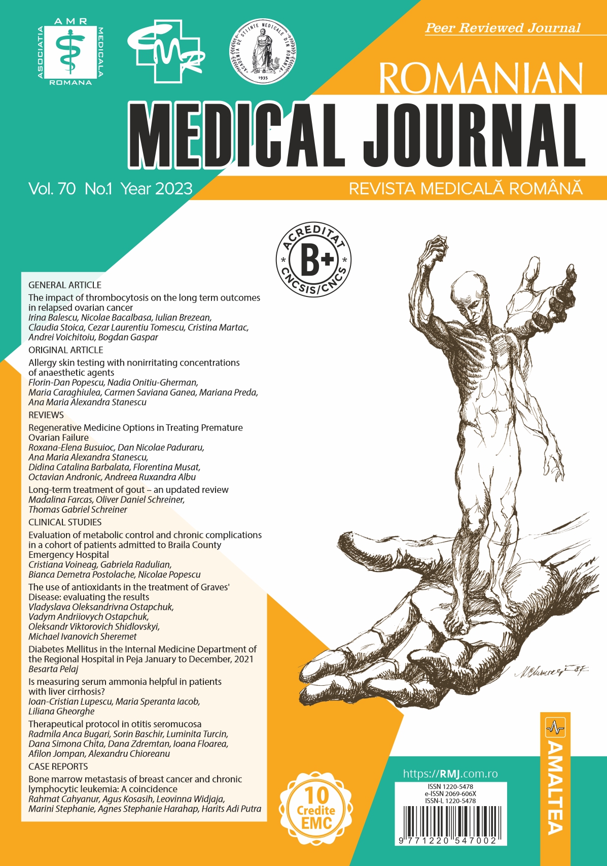 Romanian Medical Journal | Vol. 70, No. 1, Year 2023