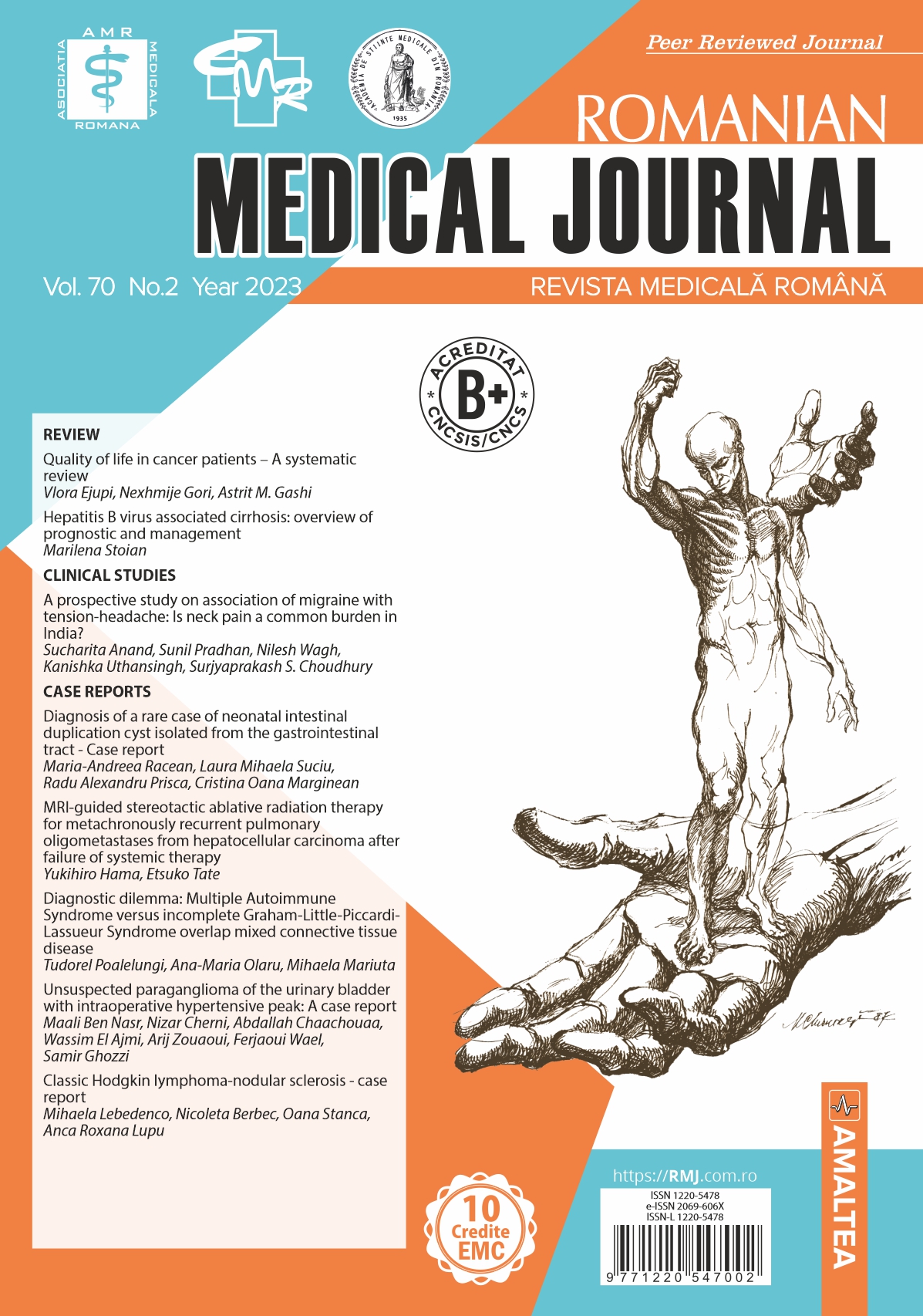 Romanian Medical Journal | Vol. 70, No. 2, Year 2023
