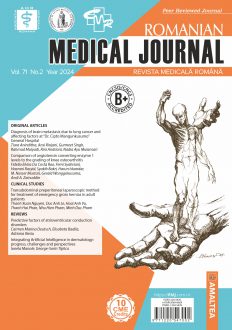 Romanian Medical Journal | Vol. 71, No. 2, Year 2024